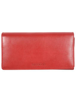 Sassora - Genuine Leather Girls Rfid Protected Travel Wallet - 12 Card Slots (M)