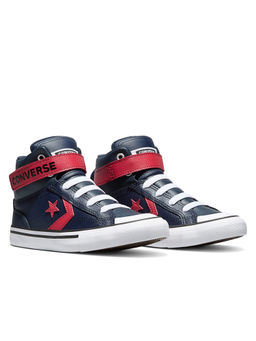 Converse - Boys navy Blue Youth Pro Blaze Strap Sneakers