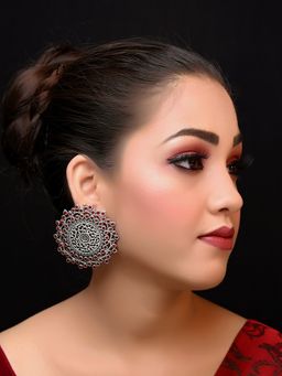 AG'S - Prishti Maroon German Silver Tops