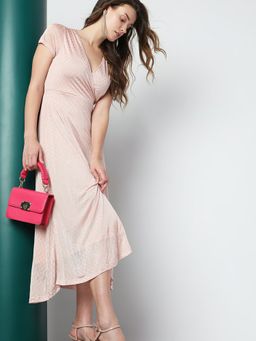 VERO MODA - Women Pink Casual Wear Dress