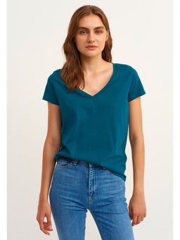 OXXO - Blue Solid T-shirt