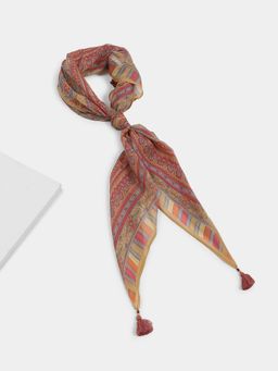 Ritu Kumar - Women Peach Vasu K Square Scarf