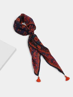 Ritu Kumar - Women Blue Blossom K Square Scarf
