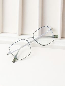 TED SMITH - Unisex Full Rim Square Black Eyeglass Frame