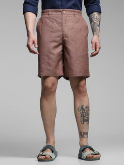 Jack & Jones - Brown Regular Fit Shorts