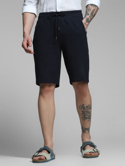 Jack & Jones - Navy Blue Regular Fit Shorts