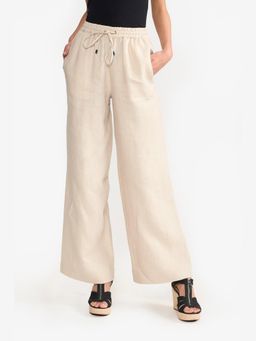Perona - Amora Beige Relaxed Fit Pant