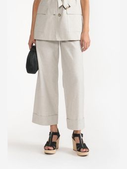 Perona - Ariana Beige Relaxed Fit Pant