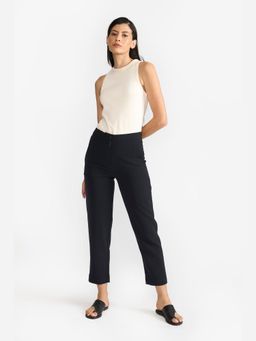 Perona - Camille Navy Blue Regular Fit Pant