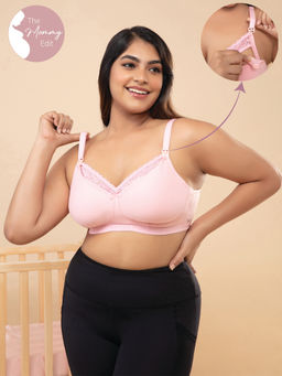 Nykd by Nykaa - Pretty Maternity Feeding Bra - Pink NYB031