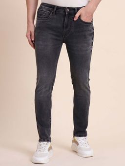 JadeBlue - Charcoal Grey Washed Slim Fit Jeans