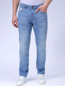 The Indian Garage Co - Men Slim Fit Mid-Rise Jeans Blue