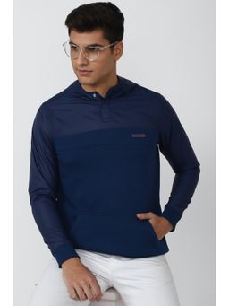Van Heusen - Navy Blue Solid Sweatshirt