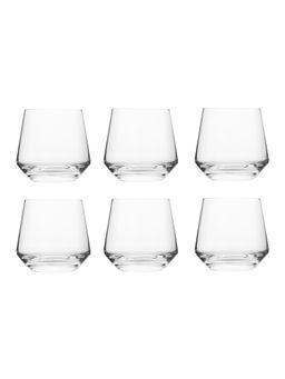 Smartserve - King Types Crystal Whiskey Glass Lead Free 370ml Set of 6