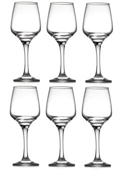 Smartserve - King Types Crystal Wine Glass Lead Free 435ml Set of 6