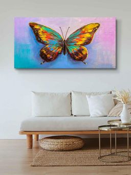999Store - Wooden Stretched Framed wall Art Painting Bed Decor Home Canvas Beautiful Butterfly