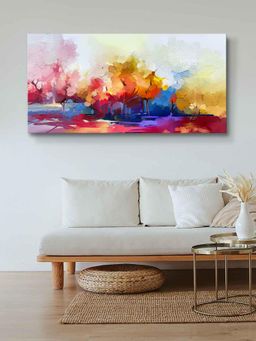 999Store - Wooden Stretched Framed Wall Art With Frames Paintings Beautiful Abstract Tree
