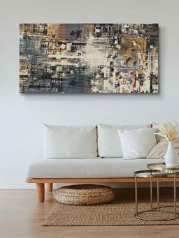 999Store - Wooden Stretched Framed Abstract Modern Wall Hanging Painting