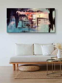 999Store - Abstract Art Modern Stylish Wooden Stretched Wall Hanging Painting