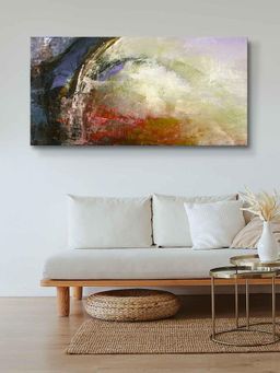999Store - Wooden Stretched Framed Colourful Acrylic Abstract Painting