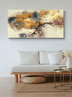 999Store - Wooden Stretched Framed Canvas Abstract Tree Painting FLP24480618