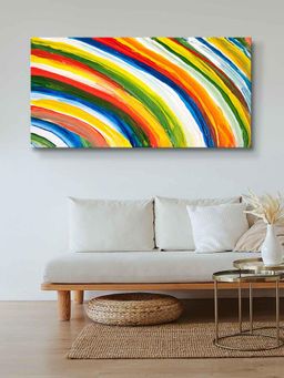 999Store - Wooden Stretched Framed Painting Multicolor Abstract Frames Canvas Modern Stylish Decor