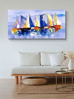 999Store - Wooden Stretched Framed Modern Stylish Abstract Canvas Wall Painting FLP24480628