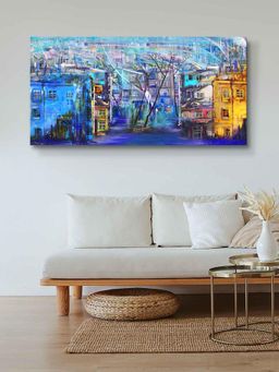 999Store - Wooden Stretched Framed Building Canvas Painting FLP24480632