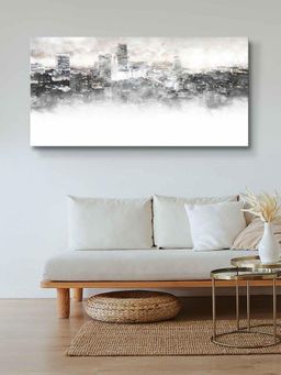 999Store - Wooden Stretched Framed Building Painting Canvas FLP24480634