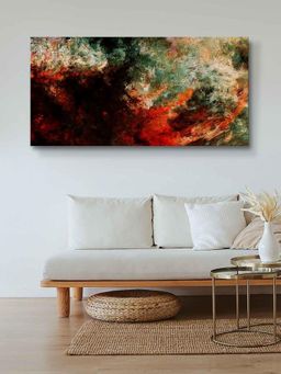 999Store - Wooden Abstract Art Stretched Canvas Framed Modern Hanging Paintings