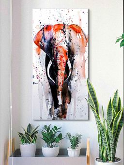 999Store - Colourful Elephant Modern Art Canvas Painting For Wall Decor Elephant Wall Painting