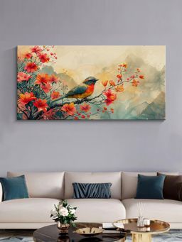 999Store - Serene Bird And Blossoms Canvas Art Painting