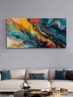999Store - Abstract Fluid Color Canvas Painting
