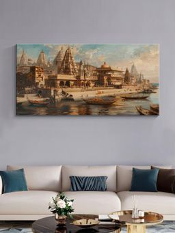 999Store - Historic Temple Scene Canvas Painting