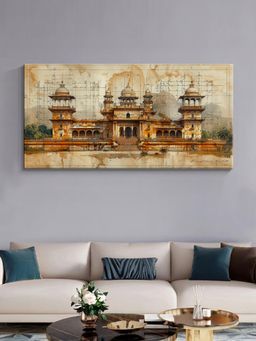 999Store - Historic Architectural Temple Canvas Painting