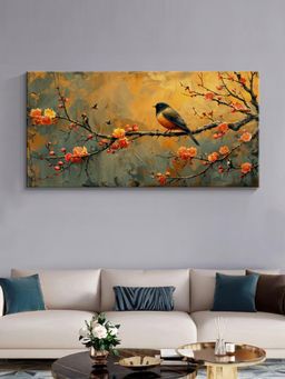 999Store - Bird On Blossom Canvas Painting