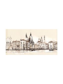 999Store - Vintage Cityscape Canvas Painting