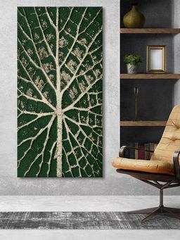 999Store - Nature Inspired Leaf Texture Green Canvas Painting