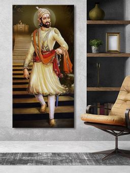 999Store - Chhatrapati Shivaji Maharaj Portrait Canvas Painting