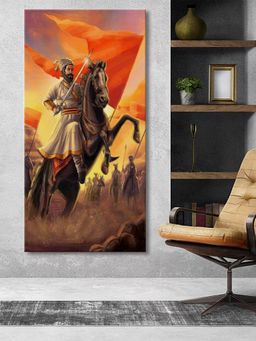 999Store - Shivaji Maharaj Leading Charge Canvas Print
