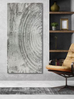 999Store - Monochrome Circular Texture Canvas Painting