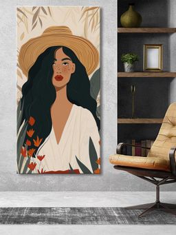 999Store - Modern Bohemian Woman Canvas Art Painting