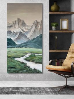 999Store - Mountain Landscape Canvas Art With Serene Natural Scenery Large Painting