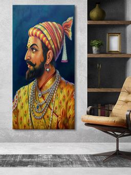 999Store - Maharaja Portrait Canvas Art Indian Traditional Wall Decor Large Painting