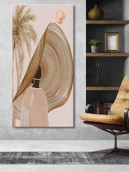 999Store - Sunset Silhouette Canvas Art Palm Trees Boho Wall Decor Large Painting