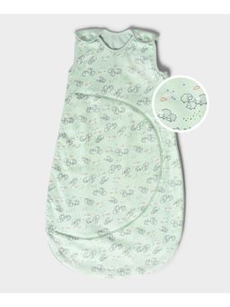 Mi Arcus - Printed 100% Cotton Sleeping Bag for Baby's Comfortable Sleep - Green