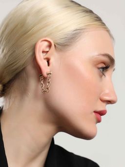 Sohi - Womens The Chain Bar Drop Earrings