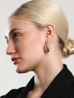 Sohi - Womens The Medium Shell Stud Earrings