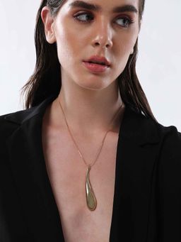 Sohi - Womens The California Gold Drip Pendant Necklace