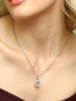 Sohi - Womens The White Clover Pendant Necklace